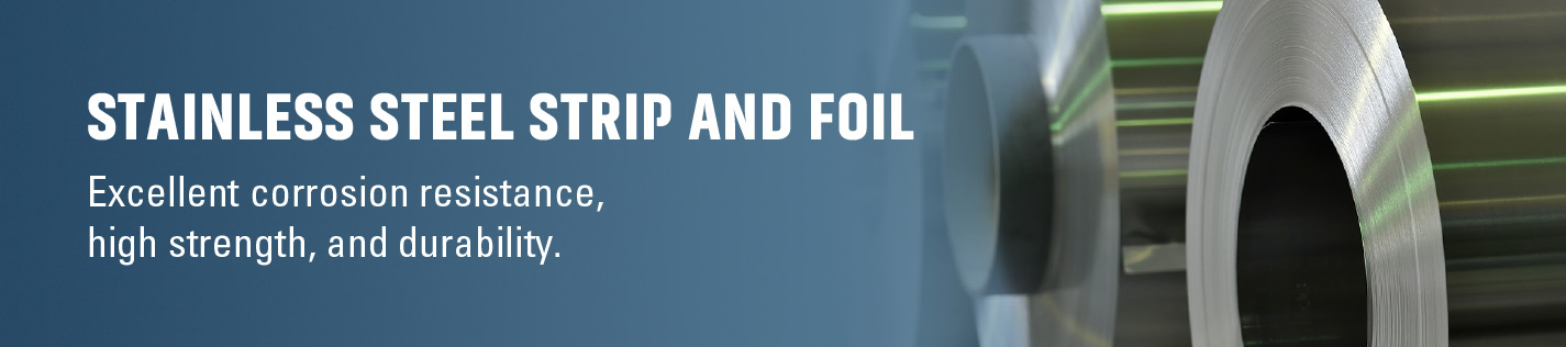 Hamilton Precision Metal offers a wide range of 300 and 400 series stainless steel strip and foil for various markets and applications