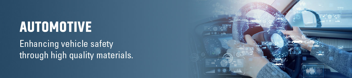 Custom-made materials for automotive safety