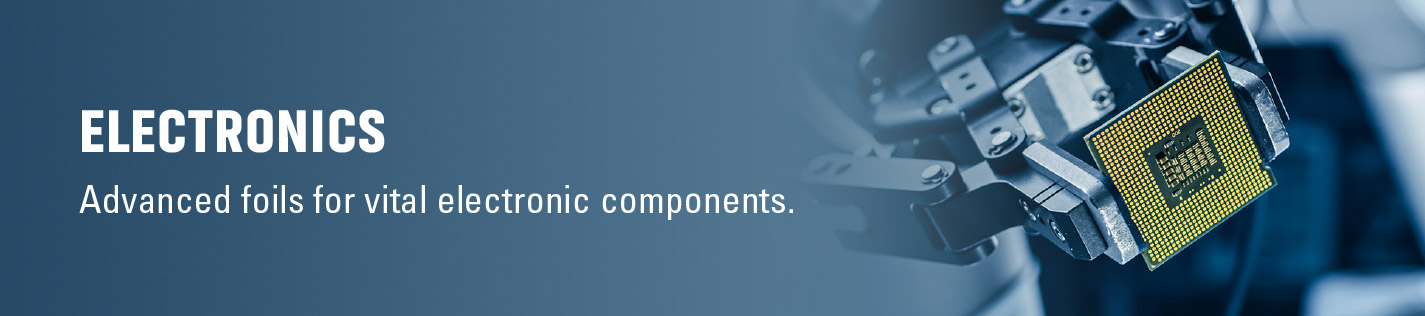 metal strip and foil for electronic components