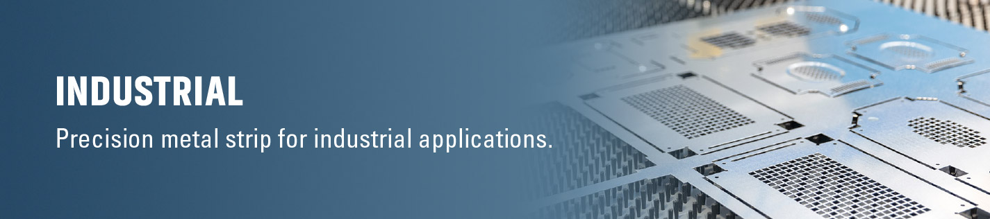 Heat resistant metal strip and foil for industrial use